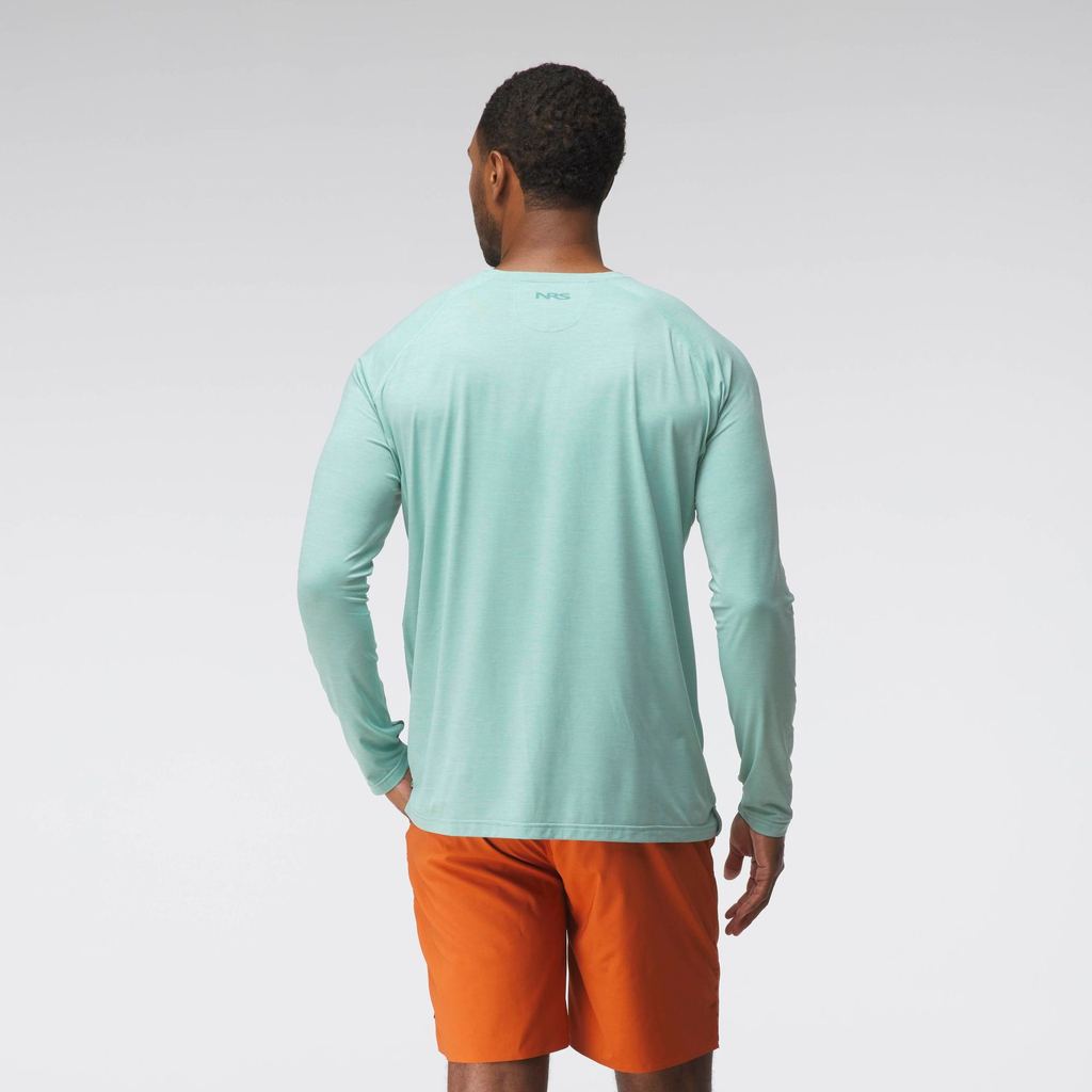 Men's Silkweight L:S Shirt (Aquifer) Back.webp