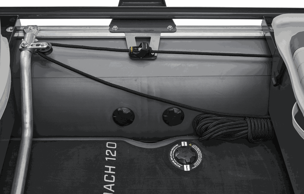 NRS Approach 120 Fishing Raft Two-Person Package_FlyFishng_Whitewater_Adventure_Paddle_Rafting_Outdoor_oarlock.webp