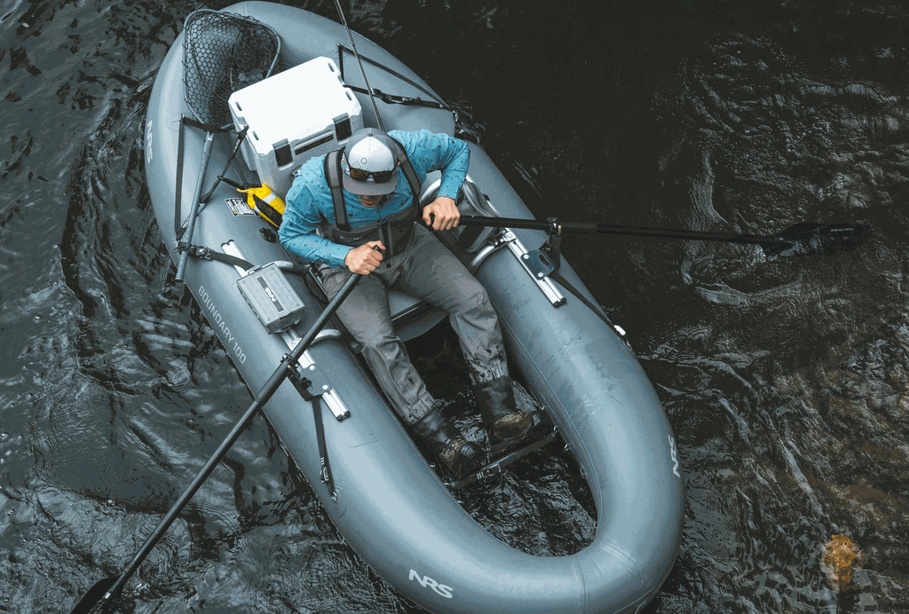 NRS Boundary 100 Personal Fishing Raft_Whitewater_Flyfishing_Adventure_Outdoor_River_Explore_Rowing.webp