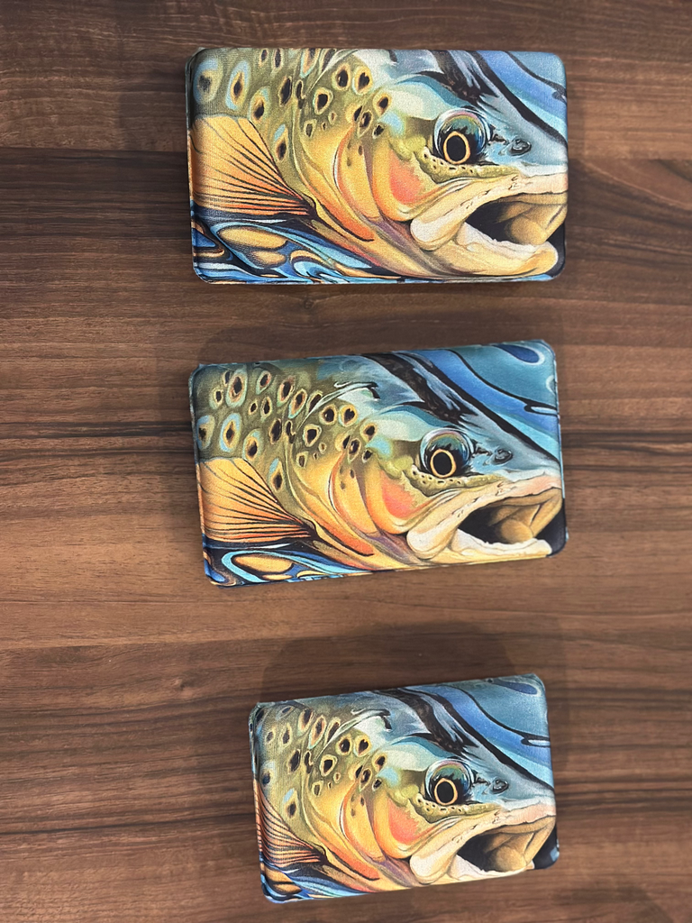 Lycra Trout Design  EVA Fly Box (Standard)