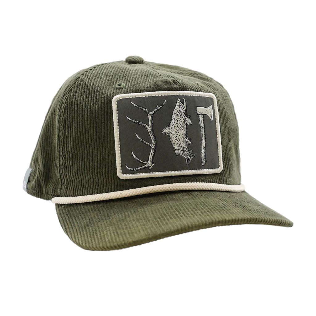 Hunt. Fish. Camp. Corduroy Edition Hat - Rep Your Water