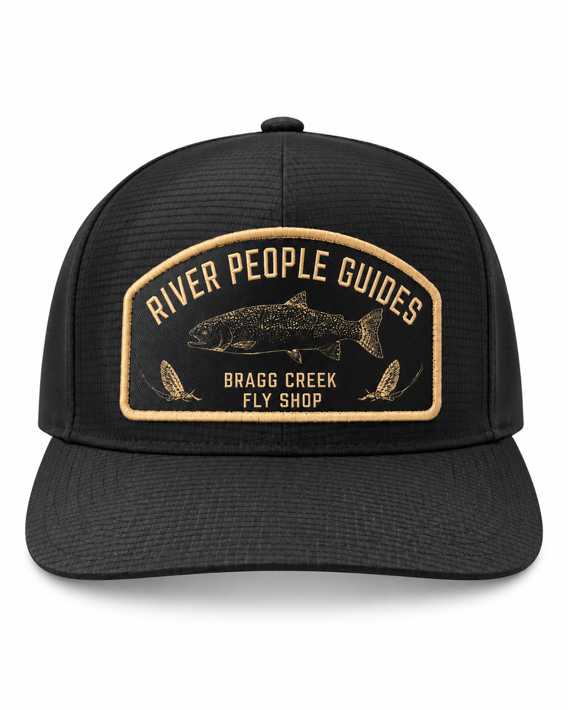 River People Guides Water Repellent Performance Fitted Cap – Charcoal Grey