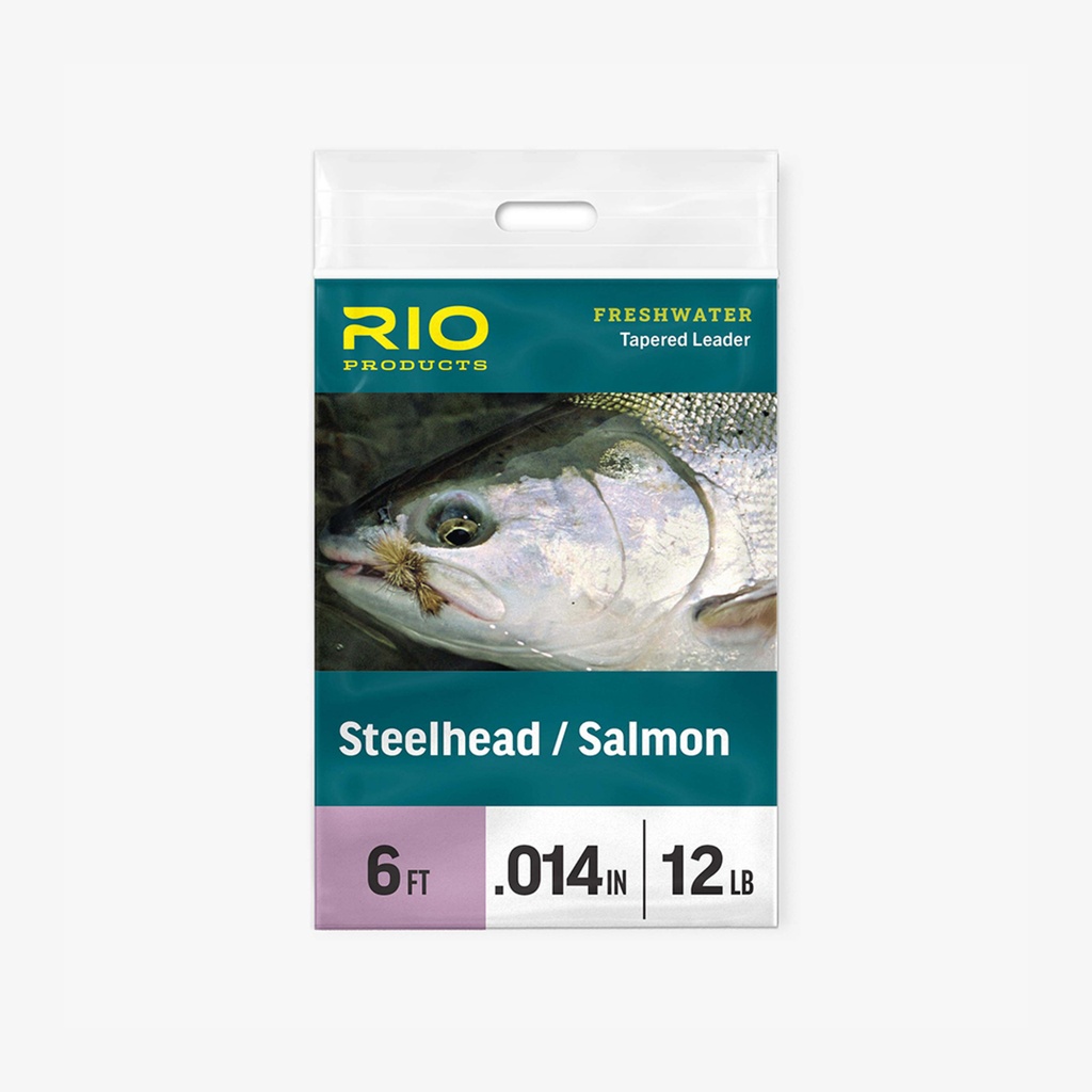 RIO 6ft STEELHEAD/SALMON Glacial Green Leader (6FT 20LB)
