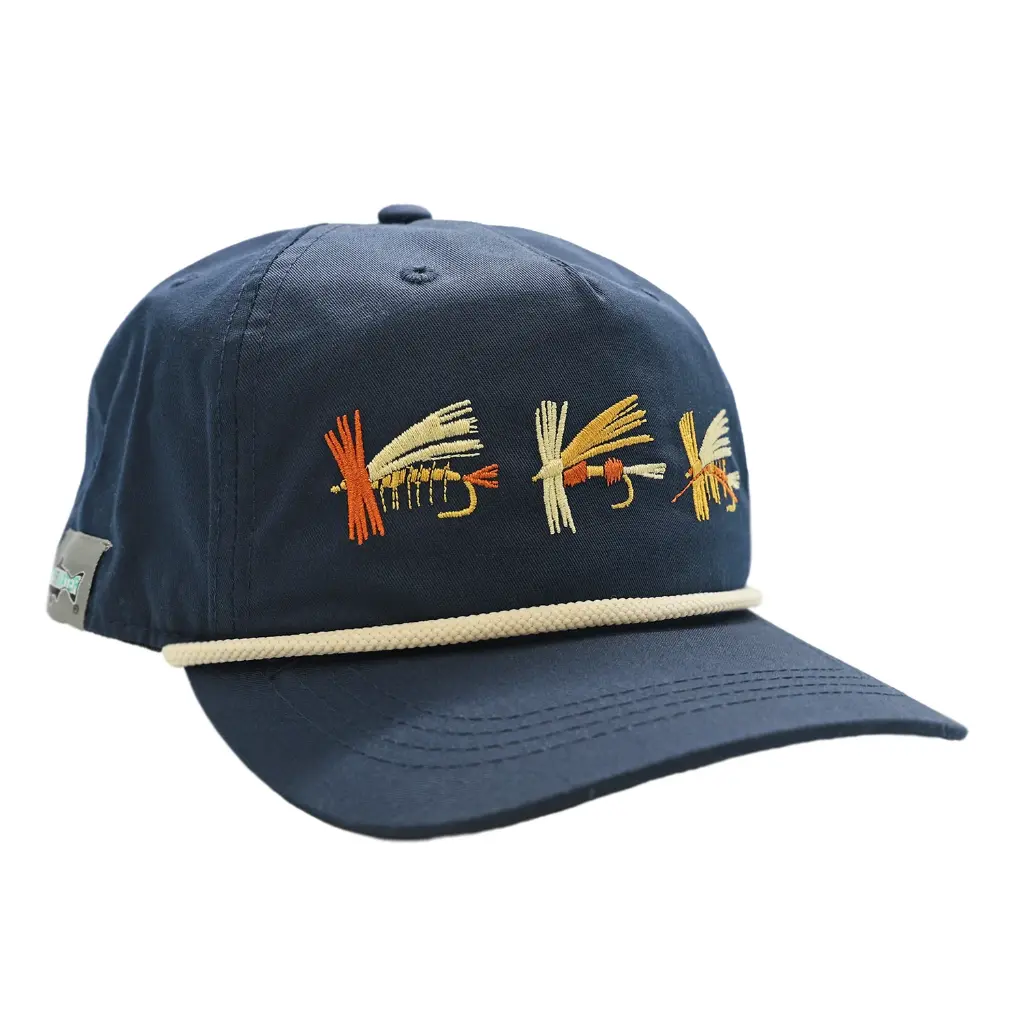 Retro Flies Unstructured Hat