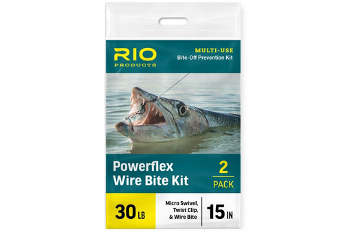 RIO POWERFLEX WIRE BITE KIT 30lb-2 PK