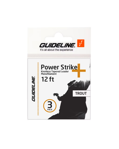 3 Pack-Guideline Power Strike Leader Trout 12' 