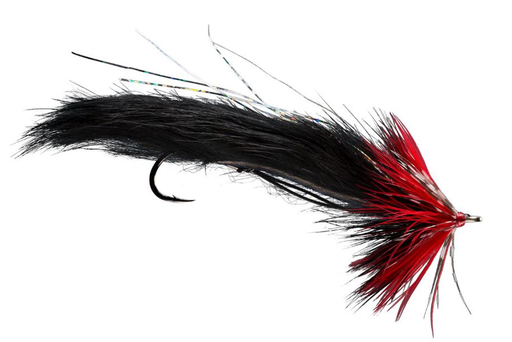 String Leech Red & Black